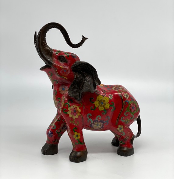 Vintage sculpture cloisonne "Elephant"