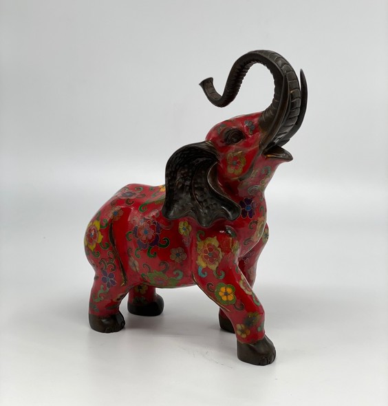 Vintage sculpture cloisonne "Elephant"