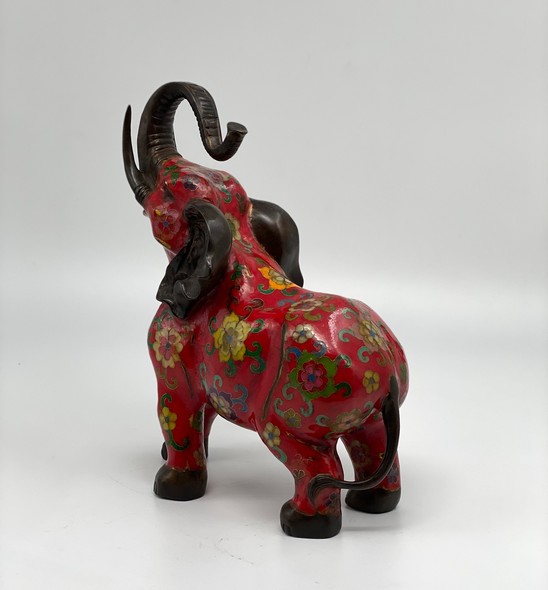 Vintage sculpture cloisonne "Elephant"