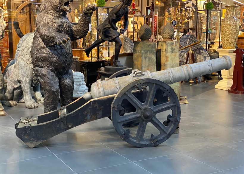 Vintage sculpture "Cannon"