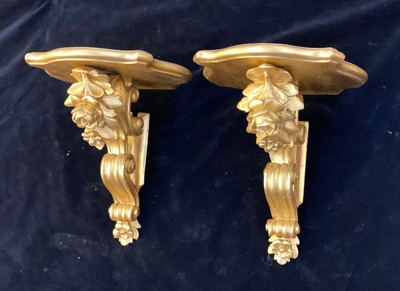Antique paired consoles