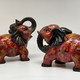 Vintage paired sculptures "Elephants"