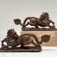 Vintage Paired Qilin Sculptures