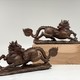 Vintage Paired Qilin Sculptures