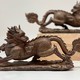 Vintage Paired Qilin Sculptures