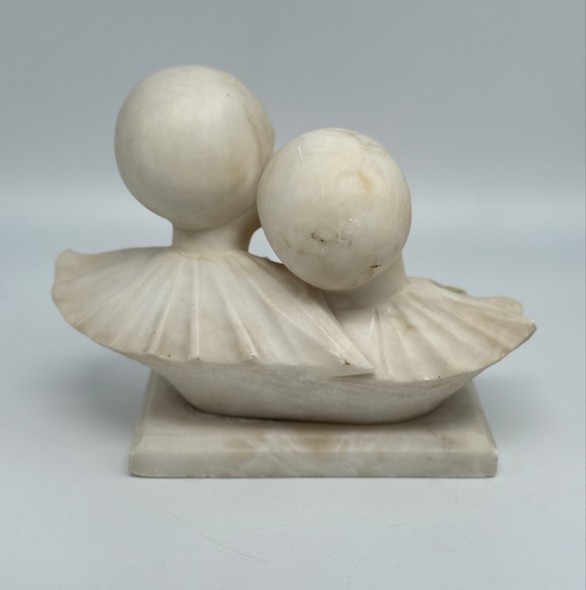 Antique sculptural composition "Children"