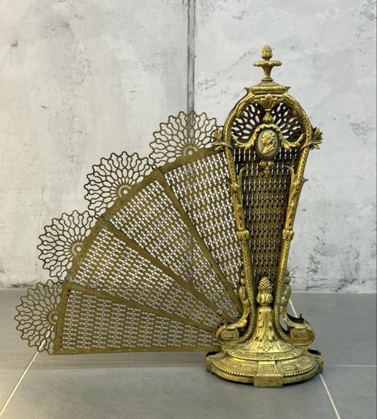 Antique Fireplace Screen
"Peacock"