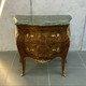 Antique bombet chest of drawers