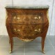 Antique bombet chest of drawers