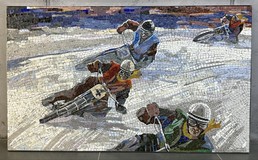 Mosaic "Race on ice" Mosaic "Race on ice"