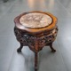 Antique console pedestal in oriental style