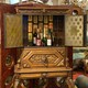 Антикварный барный шкаф