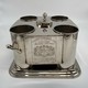 Antique cooler for four wine bottles