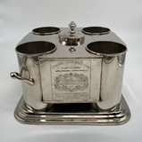 Antique cooler for four wine bottles Antique cooler for four wine bottles