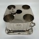 Antique cooler for four wine bottles