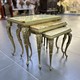 Antique set of three coffee tables