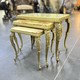 Antique set of three coffee tables