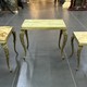 Antique set of three coffee tables