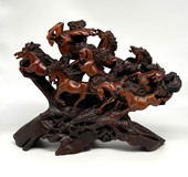 Antique sculpture "Horses"