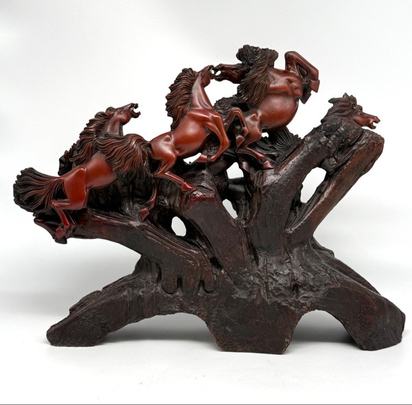 Antique sculpture "Horses"