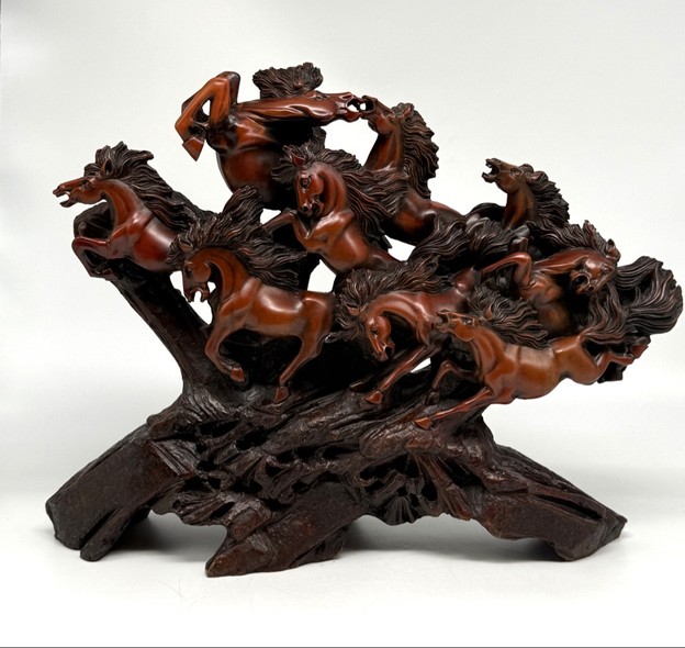 Antique sculpture "Horses"