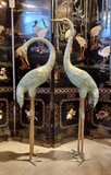 Pair sculpture "Cranes"
