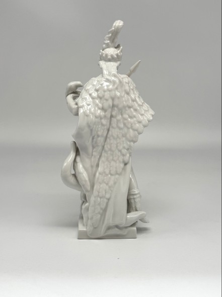 The statuette "Allegory of America. The Indian with the parrot"