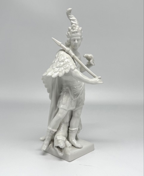 The statuette "Allegory of America. The Indian with the parrot"