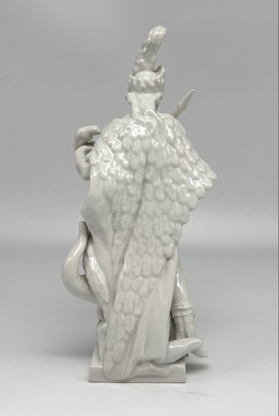 The statuette "Allegory of America. The Indian with the parrot"