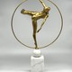 Sculpture "Gymnast with a hoop"
