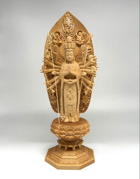 Vintage sculpture "Bodhisattva of Compassion"