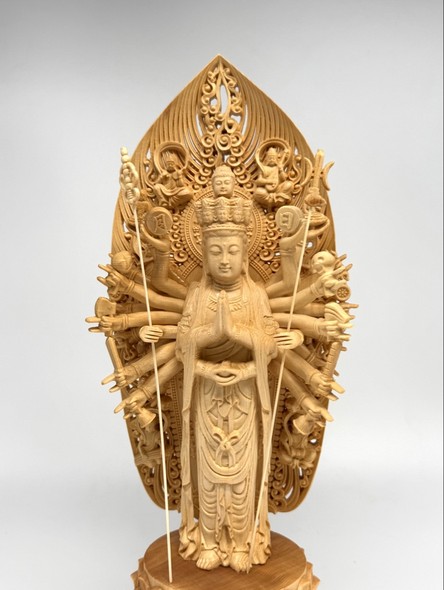 Vintage sculpture "Bodhisattva of Compassion"