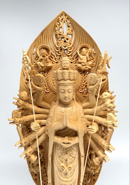 Vintage sculpture "Bodhisattva of Compassion"