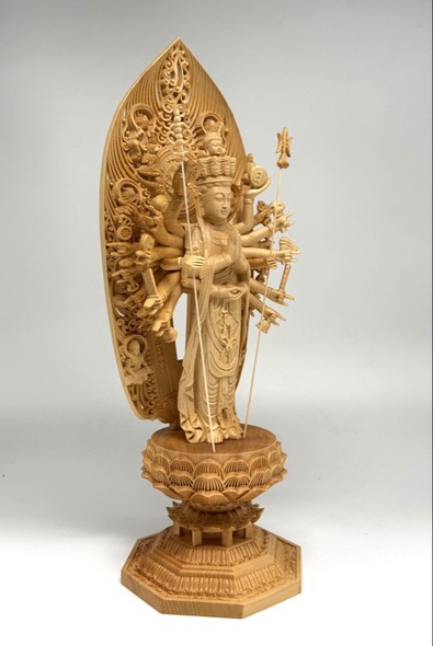 Vintage sculpture "Bodhisattva of Compassion"