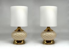 Vintage Pair of Murano Lamps