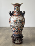 Antique Imari floor vase, Japan