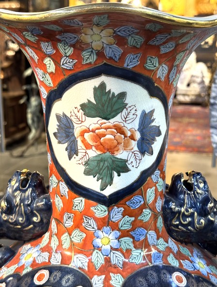 Antique Imari floor vase, Japan