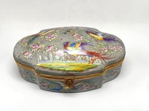 Antique porcelain casket