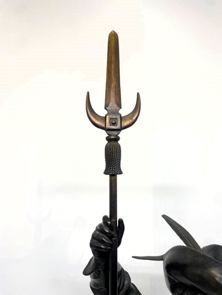 Antique sculpture "Musketeer"