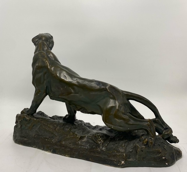 Antique sculpture "Panther"