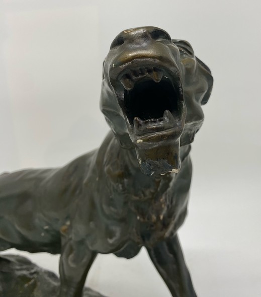 Antique sculpture "Panther"