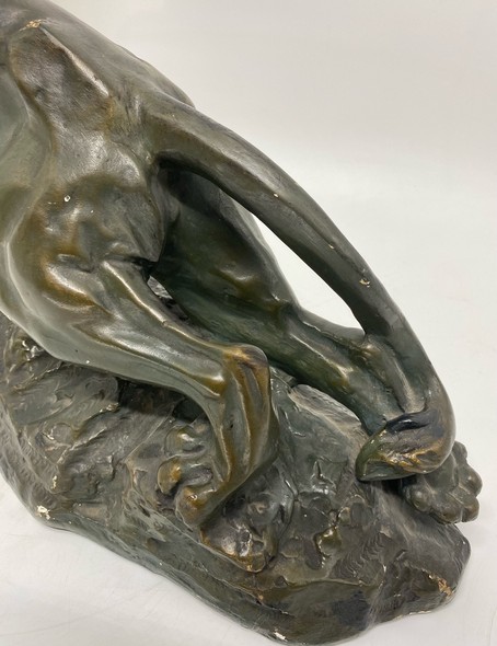 Antique sculpture "Panther"