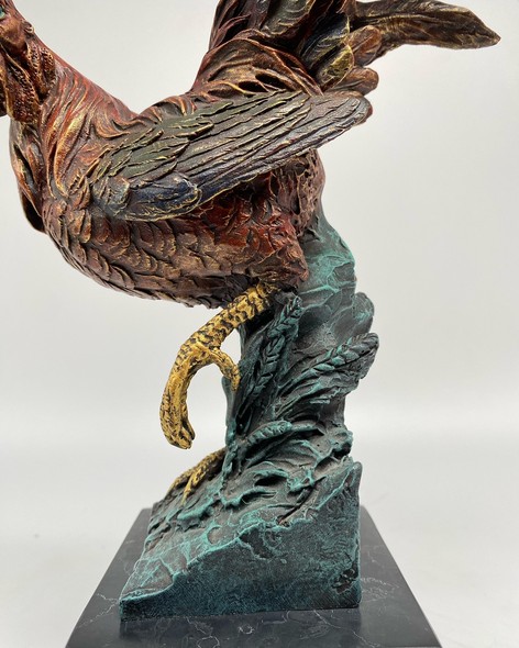 Antique sculpture "Vienna Rooster"