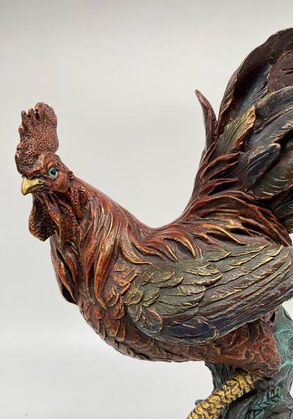 Antique sculpture "Vienna Rooster"