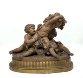Antique sculptural composition "Putti"