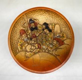 Antique plate "7 gods of happiness"