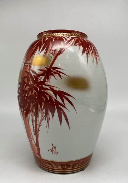 Antique bamboo vase