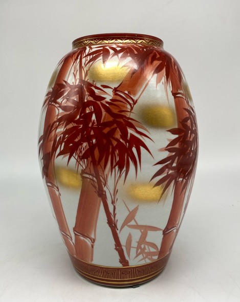 Antique bamboo vase