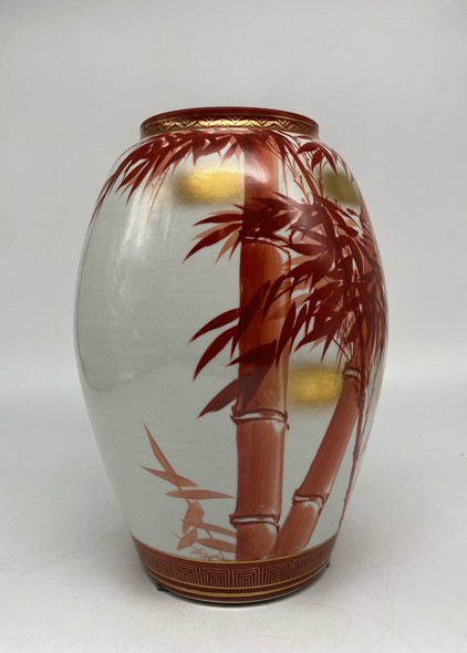 Antique bamboo vase