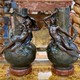 Antique pair vases
